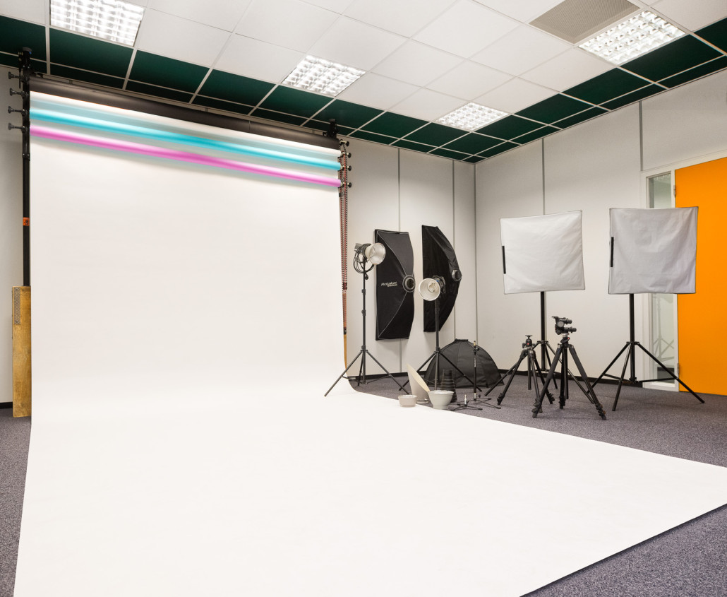 Het fotostudio gedeelte