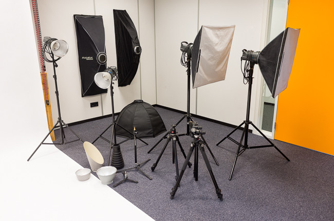 Verhuur fotostudio Limburg materiaal